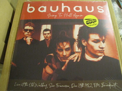 Bauhaus going to hell again lp muoveissa värivin ltd300