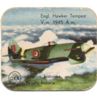 Kahvilappu OKA Engl. Hawker Tempest V.m. 1945 Å.m. - pikkukuva 1