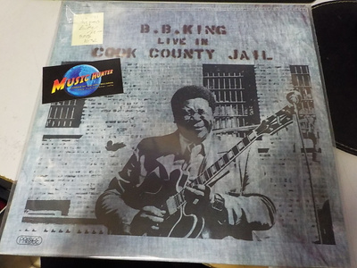B.B KING - LIVE IN COOK COUNTY JAIL EX+/M- LP