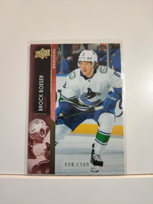 2021-22 Upper Deck - UD Exclusives #423 Brock Boeser 26/100