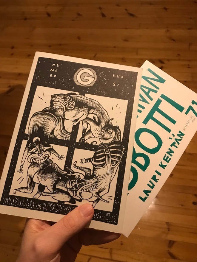 G numero 6 plus Tuomiopäivän robotti (Hagelberg)