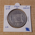 5 Kronor 1966 Ruotsi KM# 839. Hopea 400 KL 8 (K) - pikkukuva 1