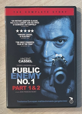 Public Enemy nro. 1 (2DVD) tosipohjainen minisarja (UUSI)