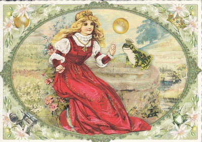 Prinsessa ja sammakko (Tausendschön-kortti)