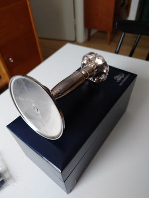 Hopeinen kynttilänjalka 134 mm