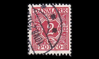 Tanska PORTO_26 o 2 öre ruututausta (1934)