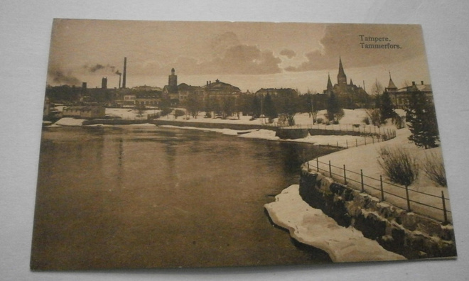 Tampere, talvi on saapunut, vanha mv pk, ei p.