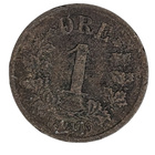 Norja 1 Öre 1876 - pikkukuva 1
