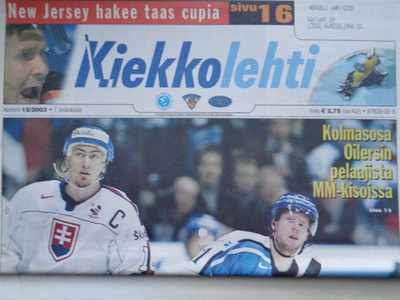 Kiekkolehti Nro 15/2003 (19.1)