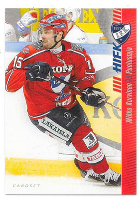 2012-13 CardSet #13 Mikko Kurvinen HIFK