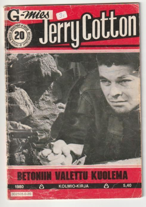 Jerry Cotton 20/1980 - Betoniin Valettu Kuolema