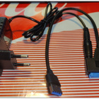 2,5/3,5" SATA - USB 3.0 kovalevyadapteri & virtalähde #31212 - pikkukuva 5