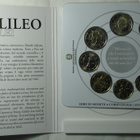 2014 ITALIA BU setti 1c-2€ +2 euro juhlaraha Galileo Galilei - pikkukuva 3