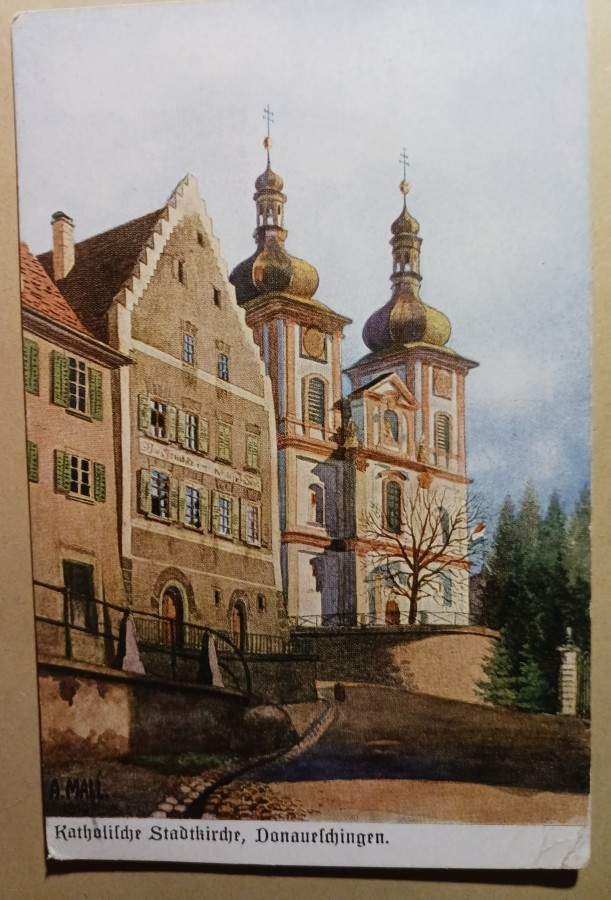 Donaueshingen, kaupungin katolinen kirkko, p. 1902