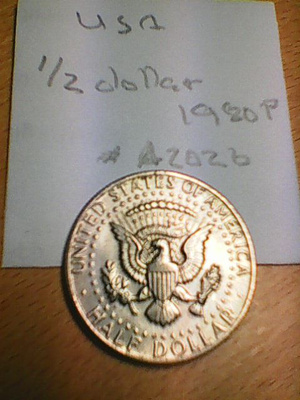 USA ½ dollar 1980P, km#A202b