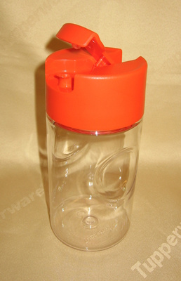 Tupperware CondiServer 6 dl, kirkas-punaoranssi kansi UUSI ^