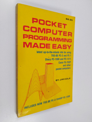 Jim Cole : Pocket Computer Programming Made Easy