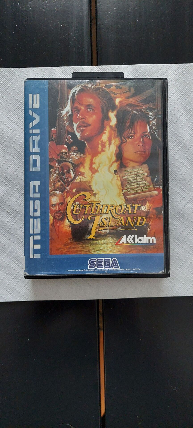 Mega Drive Cutthroat Island (boxed)