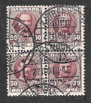 Tanska - Fredrik VIII (Fac 74) OO nelilö