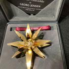 Georg Jensen 2012 Betlehemin tähti kultapinnoite Upea! - pikkukuva 1