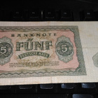 Germany Saksa 5 Mark 1955 P17 VF - pikkukuva 2