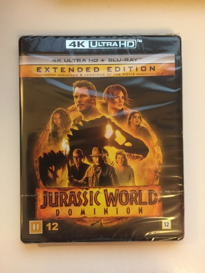 Jurassic World: Dominion (4K Ultra HD + Blu-ray) 2022 (UUSI)