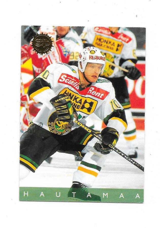 1995-96 SISU #41 Juha Hautamaa Ilves