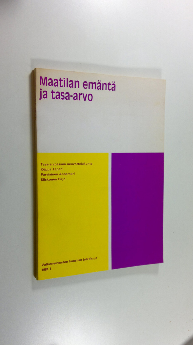 Tapani Köppä : Maatilan emäntä ja tasa-arvo