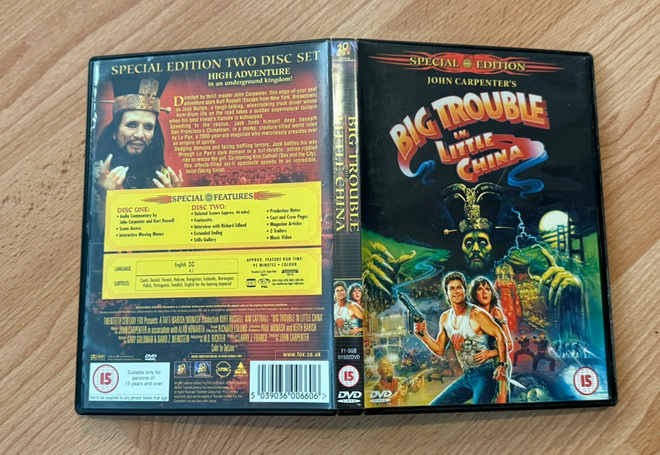 Big Trouble in Little China 2-disc Special Edition