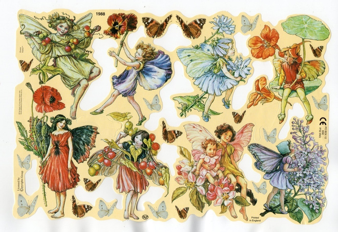 KIILTOKUVA °°KUKKAKEIJUT°° / Flower Fairies...MLP1988