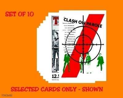 THE CLASH -- postikorttisetti    (Upea Lahja !!) #2