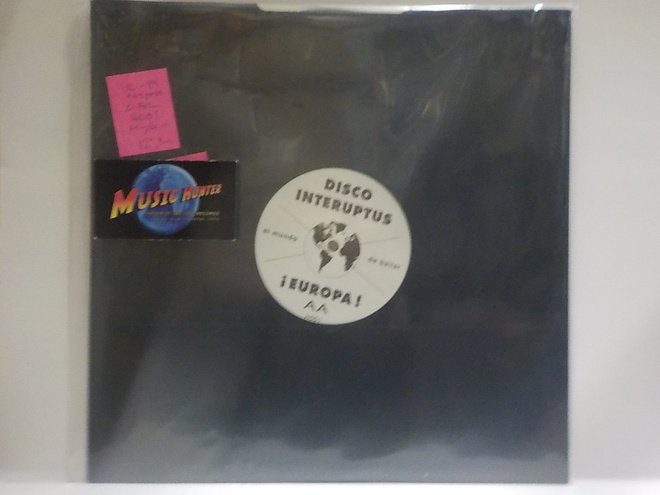 DISCO INTERUPTUS - EUROPA! M-/M- UK 1994 1. PAINOS 12" MAXI