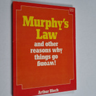 Arthur Bloch : Murphy's law and other reasons why things ... - pikkukuva 1