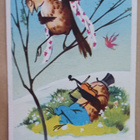 Lintuleidi tanssii oksalla, herra soittaa viulua, p. 1954 - pikkukuva 1