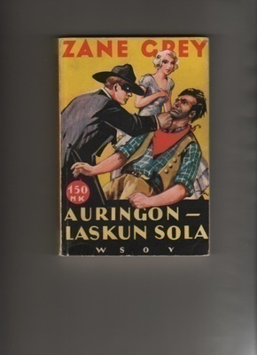 Grey: Auringonlaskun sola, WSOY 1958, nid., 7.p., K3