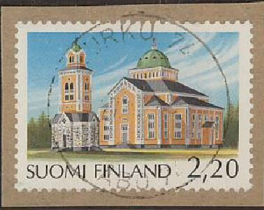 1988 2,20mk Kerimäen kirkko loisto