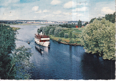 Jyväskylä. Äijälän salmi. Laiva Jyväskylä .e321