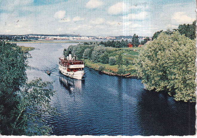 Jyväskylä. Äijälän salmi. Laiva Jyväskylä      .e321