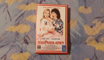 [VHS] NAISPAHOLAINEN (mukana vuokrauskortti) 1989