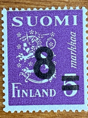 LEIJONAMALLI 1930 8MK/5MK**