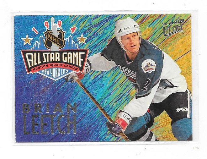 1994-95 Ultra All-Stars #2of12 Brian Leetch , NY Rangers