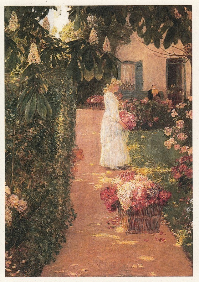 Frederick Childe Hassam: Ranskalainen puutarha