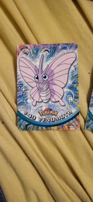 Pokemon Card Venomoth #49 TOPPS Series 1 Blue Logo
