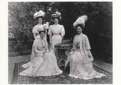 Kuningatar Wilhelmina ja hovi, 1908 Hollanti