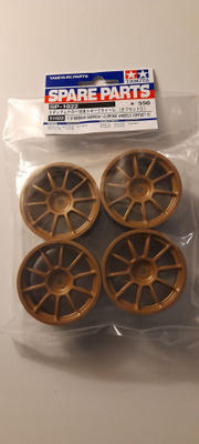 Tamiya 51022. 1/10 Medium Narrow 10-spoke wheels.