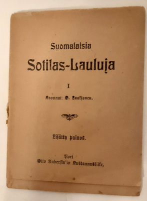Suomalaisia <sotilas-Lauluja 1919