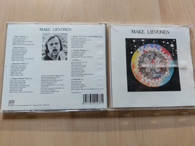 MAKE LIEVONEN – MAKE LIEVONEN orig. FIN  2001
