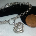 Desing Hopea sydän rannekoru SKT 925 - pikkukuva 3