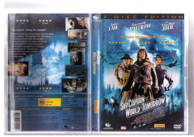 SKY CAPTAIN AND THE WORLD OF TOMORROW R 2 DVD 2 LEVYÄ