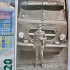 VANHA Valokuva KIVA Linja-Auto Bussi 1950-l Riihiumäki - pikkukuva 1
